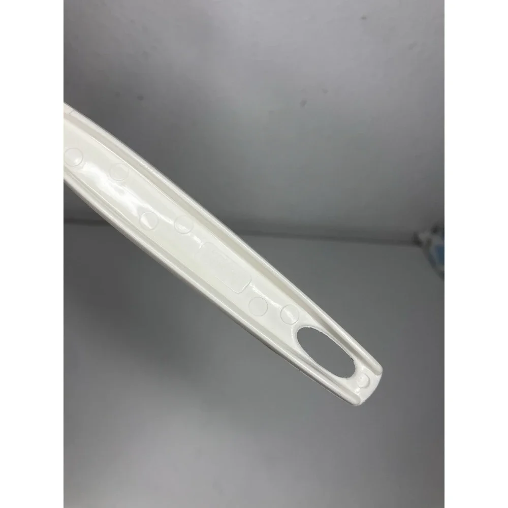 FOLEY Nylon Slotted Serving Spoon Ivory Cream Kitchen Utensil 11 Inches Vintage